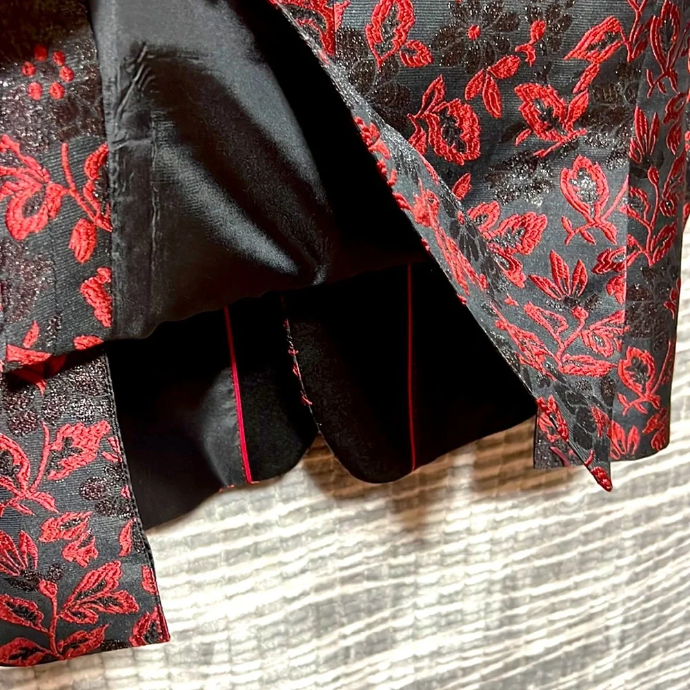 Men tuxedo jacket with bow tie